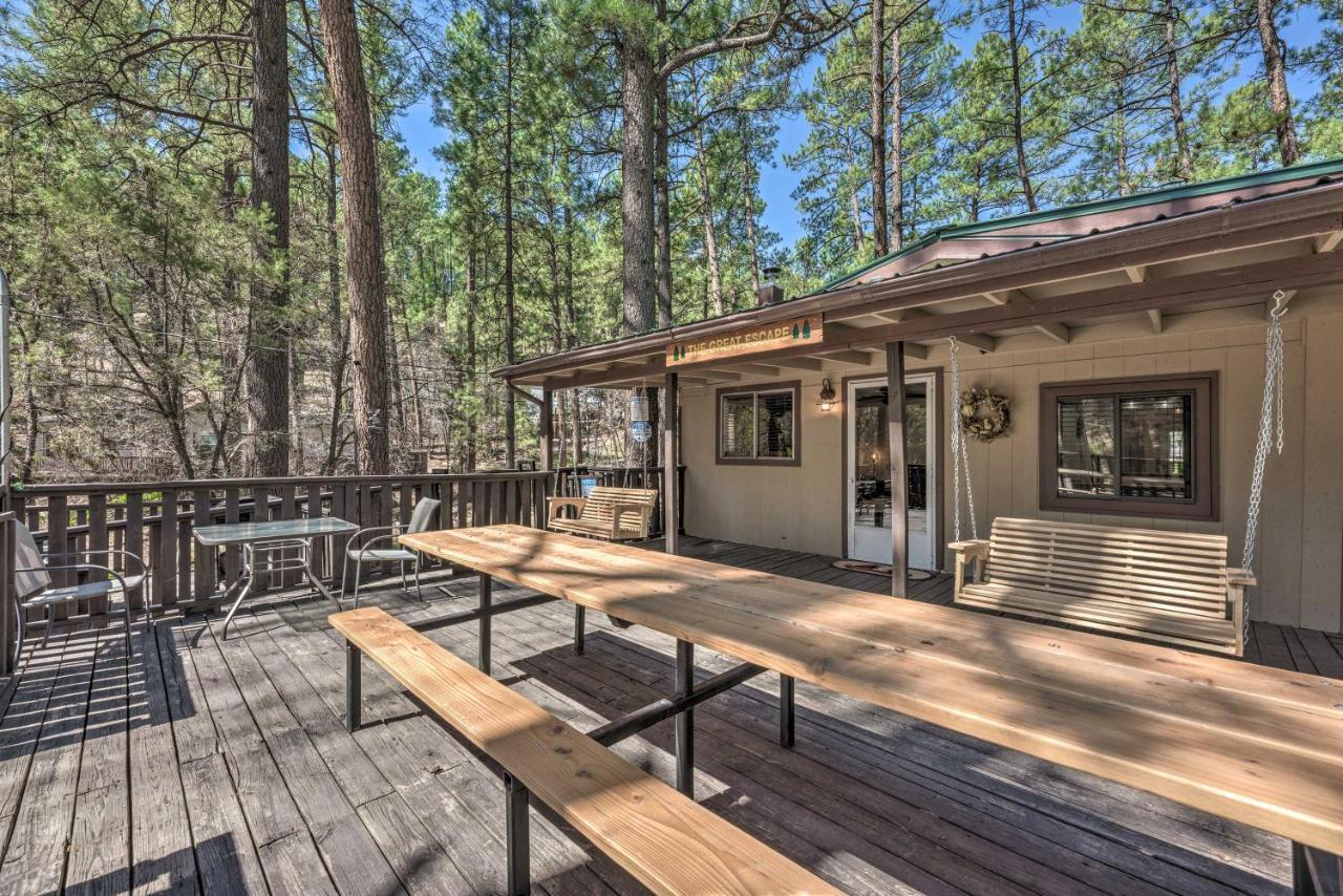 Tranquil Cabin With Stream And Deck Near Dtwn Ruidoso! Екстериор снимка
